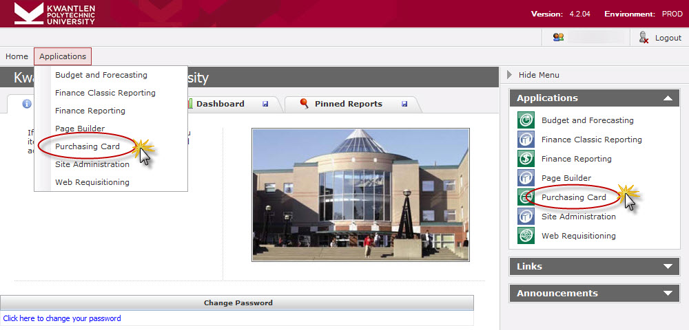 Login FAST PCard KPU ca Kwantlen Polytechnic University